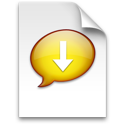 iChat Yellow Transfer Icon 256x256 png